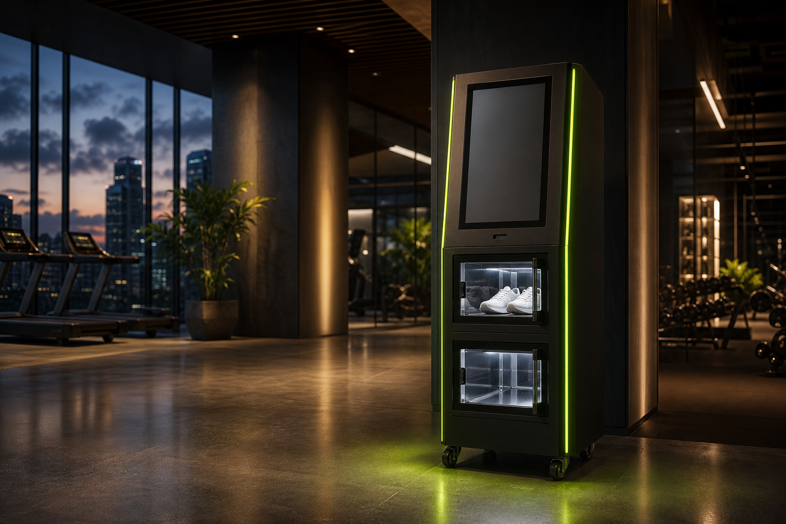 PureX AI-powered sanitization vending machine